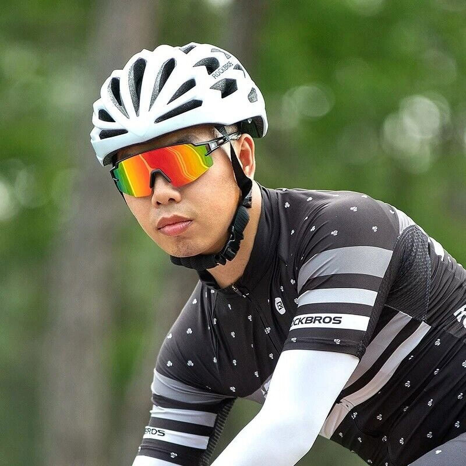 ROCKBROS Photochromic Sunglasses for Men Women Sports Cycling Glasses UV Protection Windproof Bike Glasses for Running