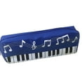 thumbnail image 1 of Trousse à Crayons Grande Capacité Résistante à l'Usure en Toile avec Impression de Notes de Musique pour la Maison, 1 of 10