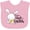 AD-Pink, variant on My 1st Easter with Cute Bunny and Carrot Boys or Girls Baby Bib