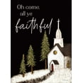 thumbnail image 2 of Soulspeak And Sawdust 14x18 White Modern Wood Framed Museum Art Print Titled - All Ye Faithful, 2 of 4