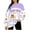 Purple, variant on Halloween Sweatshirts for Women Halloween Shirt Oversized Halloween Sweaters for Women with Ghost Print Perfect for Spooky Season, Halloween Party Fall Outfits Gray M