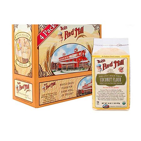 Bob's Red Mill Organic Coconut Flour, 16 Ounce (Pack of 4