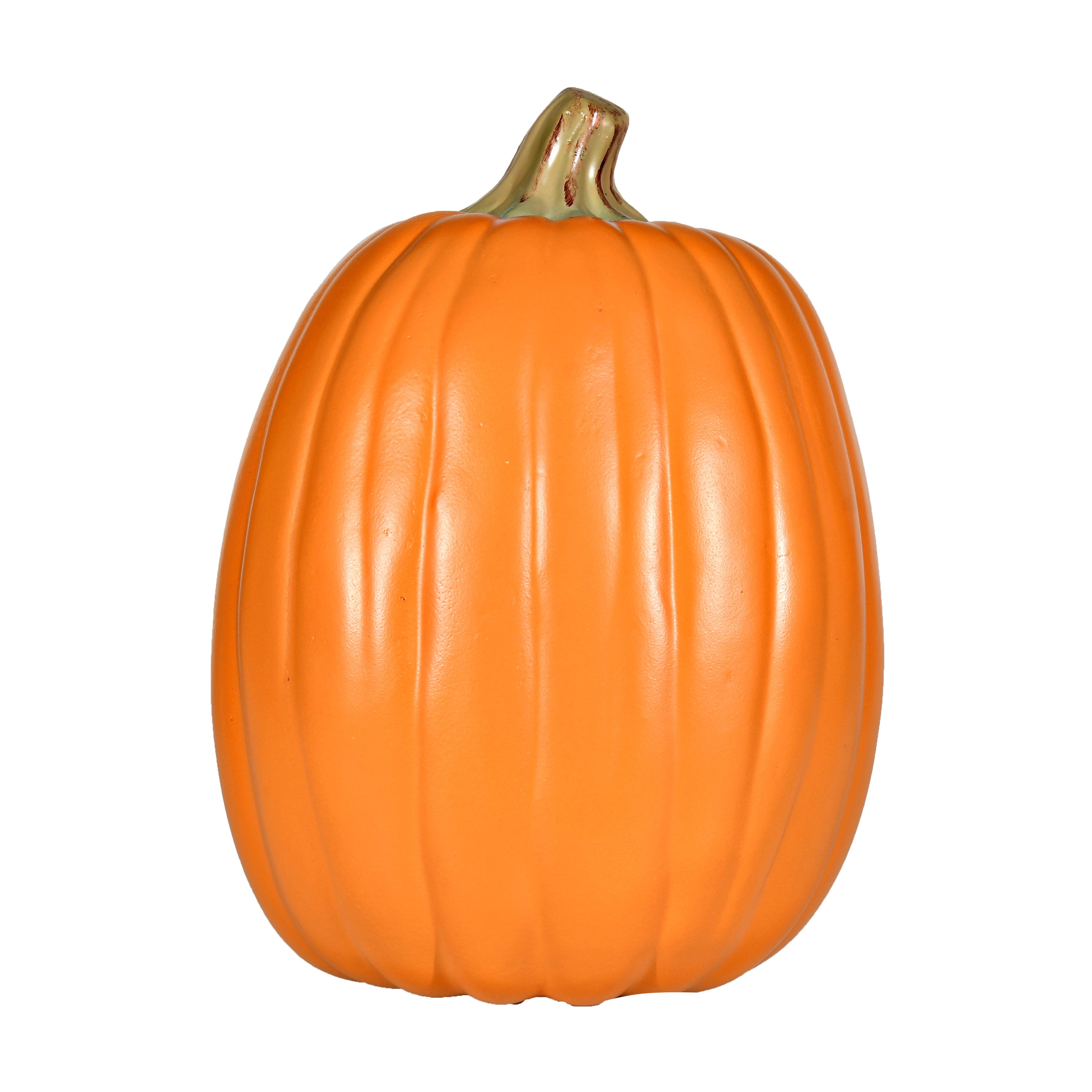 Way to Celebrate Halloween Orange Pumpkin Decoration, Tall - Walmart ...