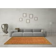 thumbnail image 3 of Ahgly Company Indoor Rectangle Oriental Orange Modern Area Rugs, 6' x 9', 3 of 4