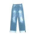 thumbnail image 5 of Womens Jeans Casual Straight Leg High Waist Comfortable Denim Pants Slim Fit Trousers for Women BU2 S, 5 of 5