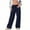 Navy, variant on Simua Women's Wide Leg Sweatpants Straight Leg Drawstring Elastic High Waist Trousers with Pockets