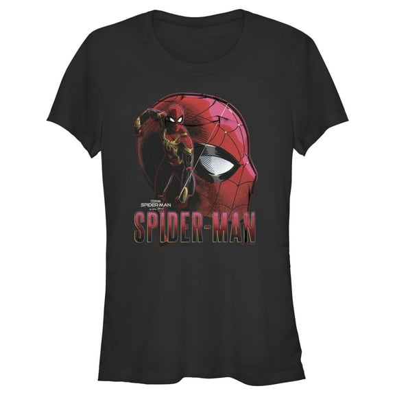 Junior's Marvel Spider-Man: No Way Home Profile  Graphic Tee Black Medium