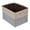 Gray-Brown 15*11*9.4in, variant on Unique Bargains Fabric Storage Bin with Handles 3 Pcs Gray-Brown 15*11*9.4in