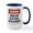 White/Navy Inside, variant on CafePress - DN PLAY WELL Ceramic Mug - 15 oz Ceramic Large White Novelty Mug
