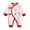 White-1, variant on Baby Girls Boys Calendar Chinese New Year Bodysuit Cute Kimono Tang Suit Red Long Sleeve Romper Fashion Button Jumpsuit Outfits(Red-3,3-6 Months)