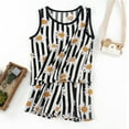 thumbnail image 5 of Little Girls Outfit Set Sleeveless Tank Tops Shorts 2Pcs Set, 5 of 8