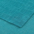 thumbnail image 6 of Diamond Home Linens Half Window Sunlight Filter Diffuse Glare Curtains - Linen Texture Tiers for Bedroom, Kitchen or Bathroom, (52"W x 45"L, Teal), 6 of 6