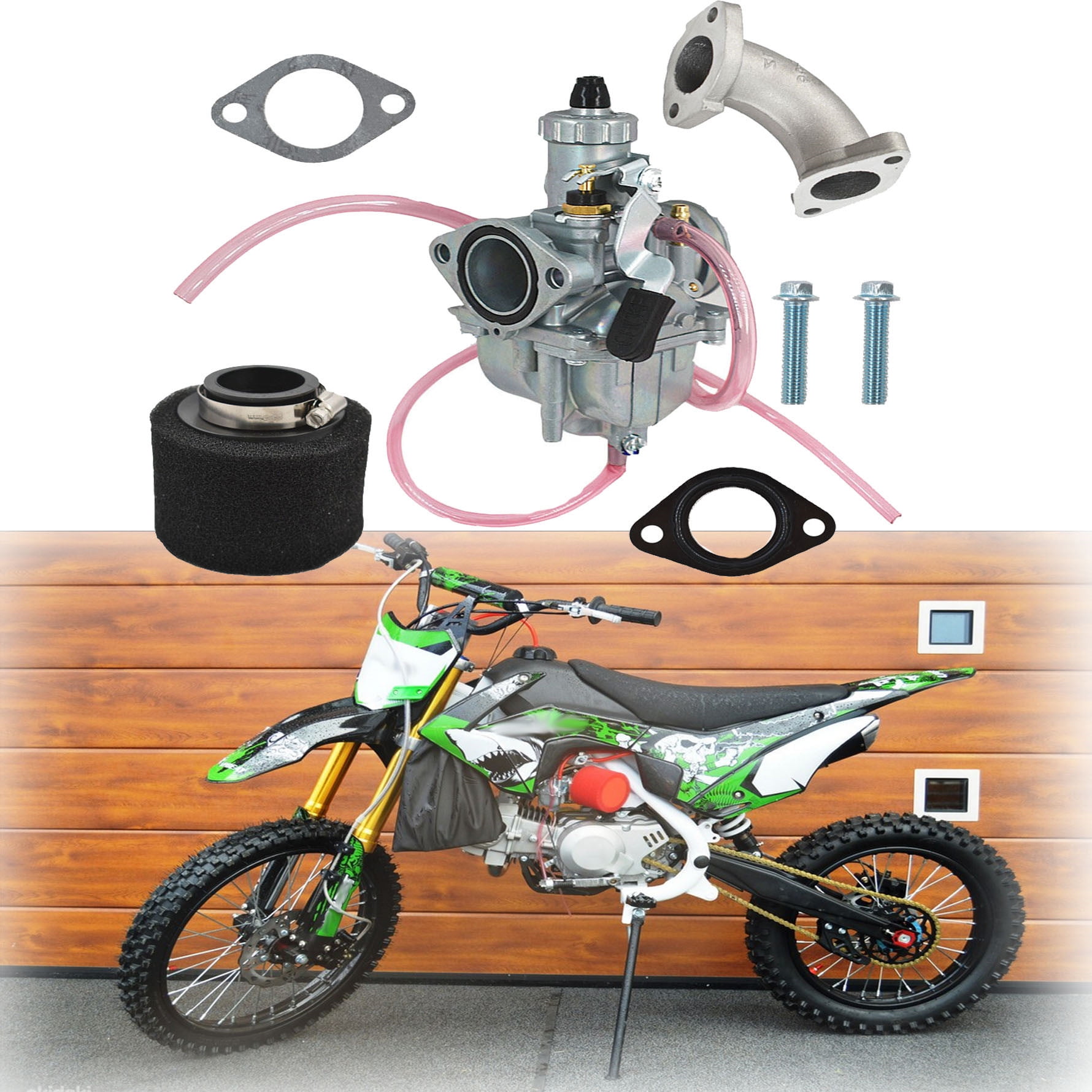 Moturo Vergaser 30mm für 150-250ccm Dirt Bike Pit Bike Quad