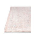 thumbnail image 6 of Unique Loom Madeline Vintage Collection Area Rug - Jackson (10' x 14' Rectangle Rose Pink/Ivory), 6 of 7