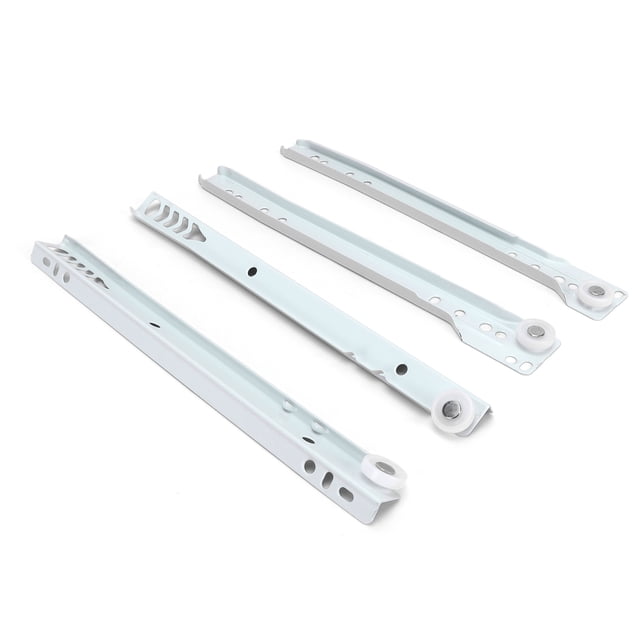 Fdit Drawer Slide Kit Cold Rolled Steel Thicken Cabinet Track Rail Furniture Hardw GS