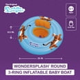 thumbnail image 4 of Puddle Jumper WonderSplash Round 3-Ring Inflatable Baby Boat Float, 0-24lbs (0-11kg) Weight Capacity, 4 of 14