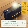 thumbnail image 3 of House of Marley Rise Up Solar Waterproof Bluetooth Speaker - Blue, 3 of 4