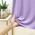 thumbnail image 4 of MGDXOX Women's 2 Piece V Neck Short Sleeve Top & Ruffle Hem Shorts Pajama Set Soft Loungewear Sleepwear Purple M, 4 of 5