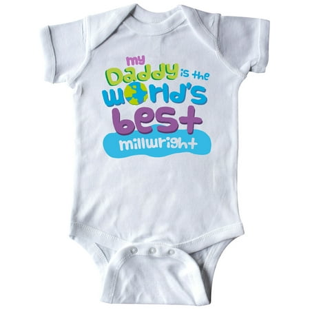 

Inktastic My Daddy is the World’s Best Millwright Gift Baby Boy or Baby Girl Bodysuit