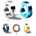 thumbnail image 2 of ziyahi Ear Clip On Dressing Adornment Jewelry Decor Body Decorations Solid Color Non-piercing Ears Hoop Fashion Decor Accessory Golden, 2 of 7