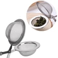 thumbnail image 2 of Cocoa Chocolate Flour Dispenser Sifter Dredger Sprinkler, Round Sphere Compact Stainless Steel Mesh Double Sided Spring Action, 2 of 5