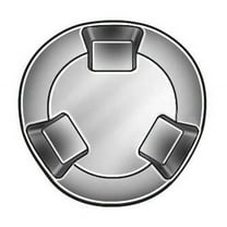 Tamper-Pruf Screws TRS,1/4"-20,Zinc Plated,1 1/2"L,25PK #0207