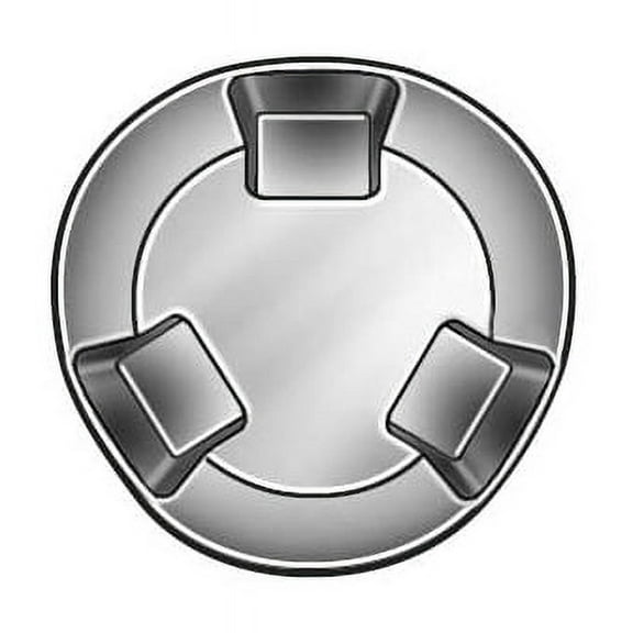 Tamper-Pruf Screws TRS,1/4"-20,Zinc Plated,1 1/2"L,25PK #0207