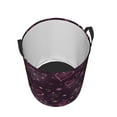 thumbnail image 3 of Balery Snowflakes and Hearts Round Laundry Basket with Handles Waterproof Freestanding Laundry Hamper for Clothes Toys in the Dorm and Family-Medium, 3 of 8
