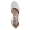 thumbnail image 6 of Badgley Mischka Girls Ankle Strap Dress Shoes. (Toddler Little Kids), White, Size: 3, 6 of 6