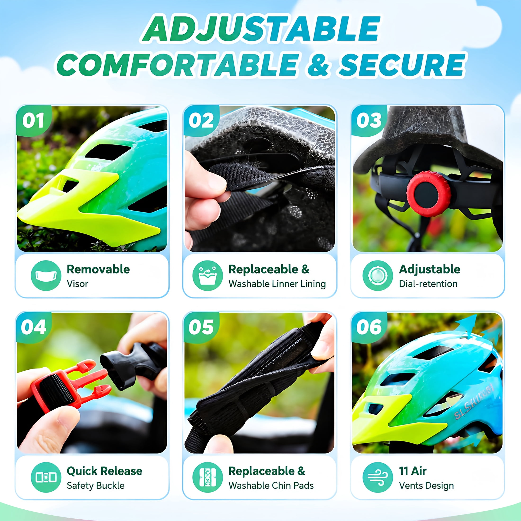 Kids Bike Helmet with LED Display & Remote Control, 64 Light Patterns, Turn & Stop Signals, Multi-Sport Helmet for Toddler & Youth Ages 3-14, Safe for Boys Girls Bicycle Scooter Mountain Bike