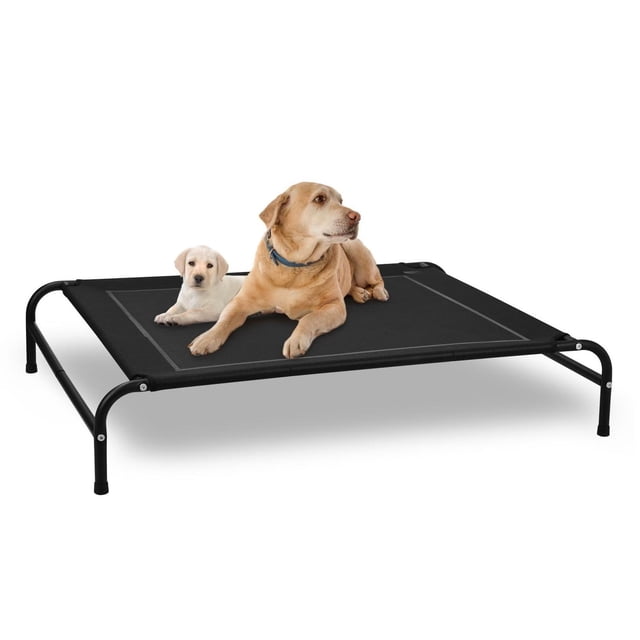 Cama Elevada para Perro con Malla Transpirable y Lavable para Uso Interior y Exterior Extra Grande A