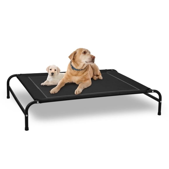 Cama Elevada para Perro con Malla Transpirable y Lavable para Uso Interior y Exterior Extra Grande A