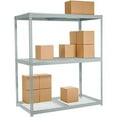 thumbnail image 2 of Global Industrial B2296834 84 x 48 x 36 in. 3 Shelves Wide Span Rack with Wire Deck, Gray, 2 of 3