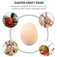 thumbnail image 6 of OFFIGAM 12pcs Unpainted Wooden Eggs for Easter Crafts, Projects, Home Decor and Seasonal Decorations, 6 of 6