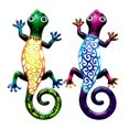 thumbnail image 3 of 2pcs Gecko Decoración de Interior libre Colgante de pared Art Scultpure Fence, 3 of 7