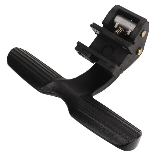 Reposapiés retráctil para asiento trasero, Pedal negro Flexible para reposapiés, rebote automático para autobús, RV, vehículo comercial