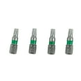thumbnail image 4 of 4Pcs Magnetic T6-T40 Hex Head Screw Driver Bit 1/4inch Hex Shank 25mm Spanner, 4 of 8
