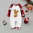 thumbnail image 2 of mgoYE Christmas Family Pajamas Sets, Christmas Family Matching Pajamas Sleepwear Pjs(Red,6-9 Months), 2 of 9
