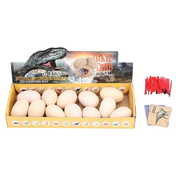 Kit de excavación de huevos de dinosaurio, arqueología de alta simulación, regalo educativo para niños y niñas pequeños.