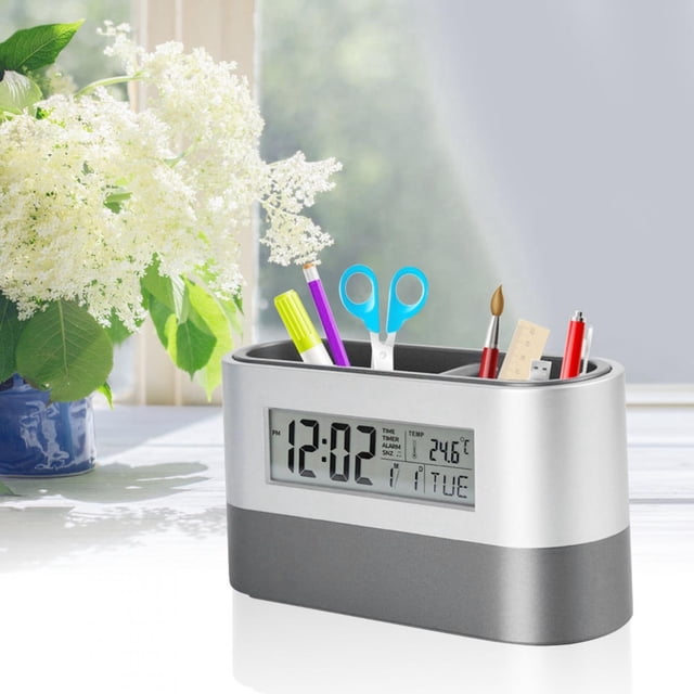 Reloj Electrónico, Reloj LCD Digital Con Función De Cuenta Regresiva, Para Oficina En Casa