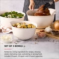 thumbnail image 2 of KitchenAid 3-Piece Nesting Plastic Mixing Bowls Set, Porcelain, 2 of 11