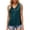 Dark Green, variant on ChoXxx Women's Fashion V Neck Sleeveless Shirt Vest Dark Green M