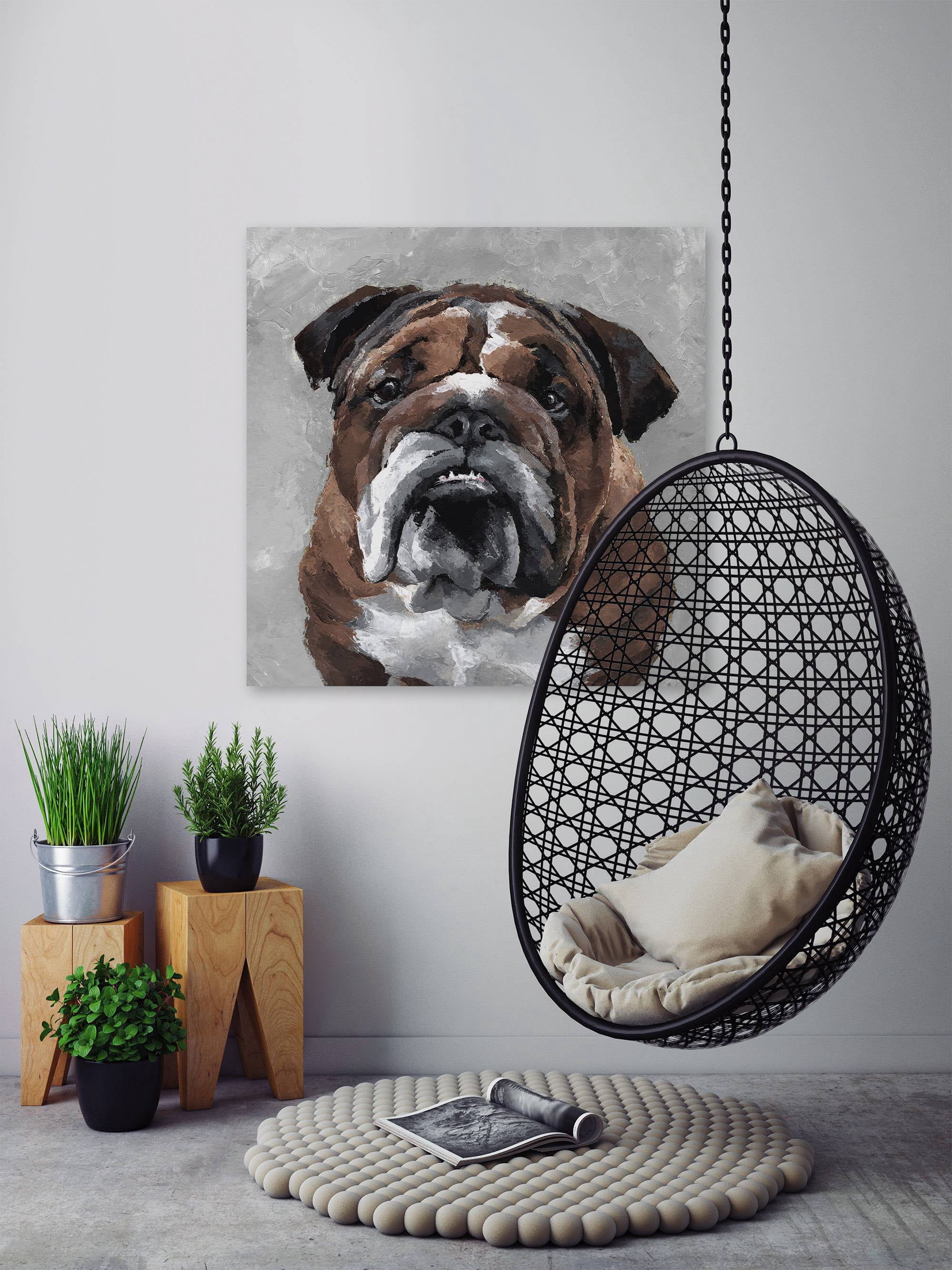 Parvez Taj Looking Bored Canvas Wall Art