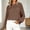 Coffee, variant on Women's Fall Chunky Knit Sweater Oversized Crewneck Long Sleeve Winter Cotton Pullover Sweaters Jumper Tops Women Soft Lightweight Loose Fit Solid Shirts Daily Travel Outfits, Coffee M