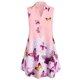 thumbnail image 1 of Blusa sin mangas con estampado de mariposa de talla grande Rosegal  Tankinis, 1 of 5