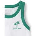 thumbnail image 2 of The Children's Place Girls Sleeveless Colorblock Graphic Print Tank Top, Sizes XS-XXL, 2 of 3