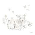thumbnail image 2 of Pete, Katrina 20x20 White Modern Wood Framed Museum Art Print Titled - Spring Lambs III Neutral, 2 of 4