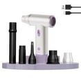 thumbnail image 1 of TFixol Portable High-Speed Cordless Blower with Brushless Motor, 120000 RPM Mini Turbo Fan for Dust Cleaning and Inflating, Multi-Nozzle Kit, 80W Power, 2000mAh Battery, Compact Design in Various, 1 of 6