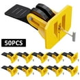 thumbnail image 2 of 50 Pcs Tile Leveling System Kit Tile Leveler Adjuster Reusable Tile Leveler, 2 of 5