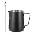 thumbnail image 2 of Taza de café espresso, jarra para espumar leche, jarra para salsas, lattes, 350 ml Negro, 2 of 9